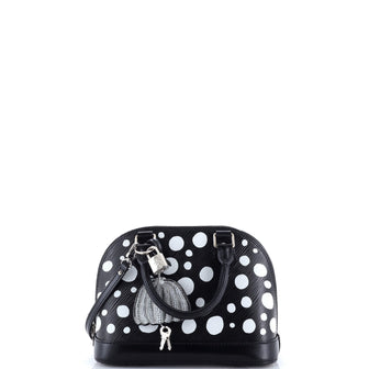 Louis Vuitton Alma Handbag Yayoi Kusama Infinity Dots Epi Leather BB