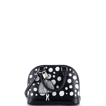 Louis Vuitton Alma Handbag Yayoi Kusama Infinity Dots Epi Leather BB