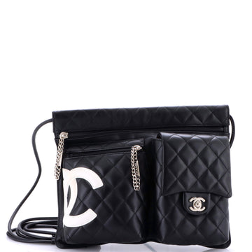 Chanel Cambon Waist Convertible Bag Quilted Leather