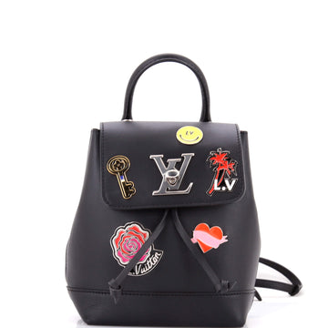 Louis Vuitton Lockme Backpack Limited Edition Pin Embellished Leather Mini
