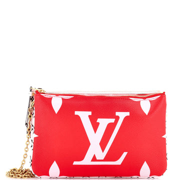 Louis Vuitton Double Zip Pochette Limited Edition Colored Monogram Giant