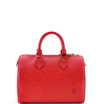 Louis Vuitton Speedy Handbag Epi Leather 25