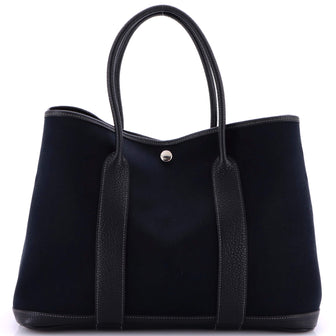 Hermes Garden Party Tote Toile and Leather 36