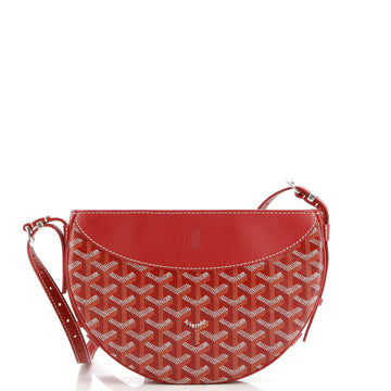 Goyard Hirondelle Shoulder Bag Coated Canvas and Leather