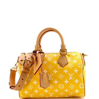 Louis Vuitton Speedy P9 Bandouliere Bag Monogram Leather 25