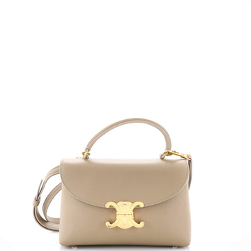 Celine Nino Top Handle Bag Leather Teen