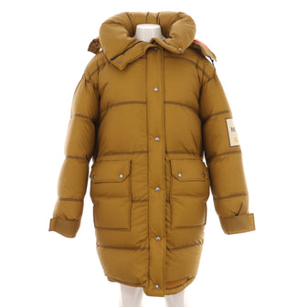 Gucci x The North Face Women's Long Puffer Coat Quilted Polyamide with Down