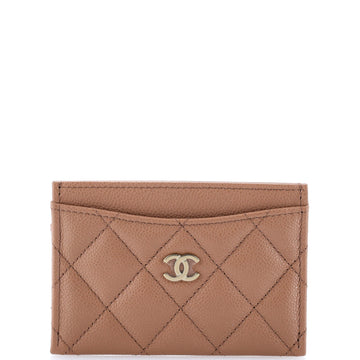 Chanel Classic Card Holder Quilted Caviar