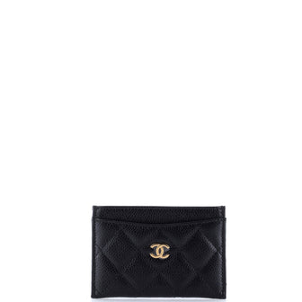 Chanel Classic Card Holder Quilted Caviar