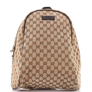 Gucci Zip Around Travel Backpack GG Canvas