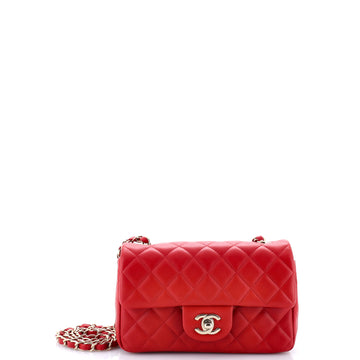Chanel Classic Single Flap Bag Quilted Lambskin Mini