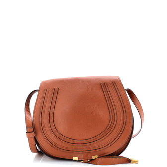 Chloe Marcie Saddle Bag Leather Medium