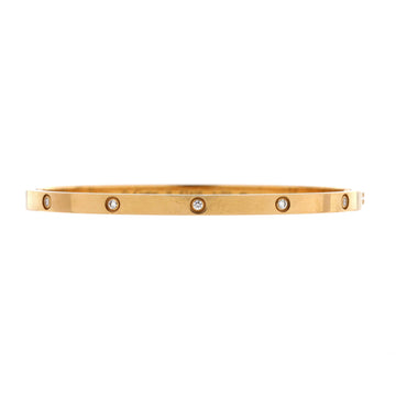 Cartier Love 10 Diamond Bracelet 18K Yellow Gold with Diamonds Small