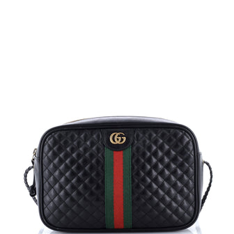 Gucci Trapuntata Camera Bag Quilted Leather Small