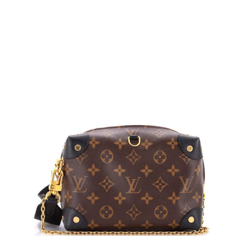 Louis Vuitton Petite Malle Souple Handbag Monogram Canvas