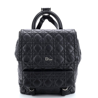 Christian Dior Stardust Backpack Cannage Quilt Leather Large
