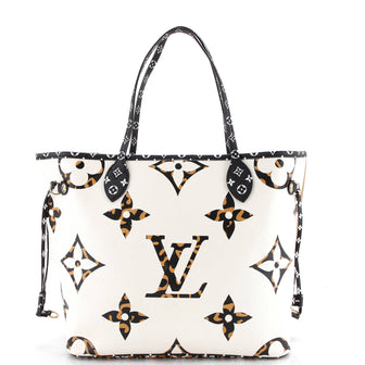 Louis Vuitton Neverfull NM Tote Limited Edition Jungle Monogram Giant MM