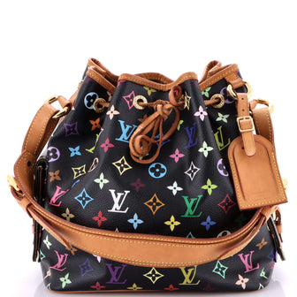 Louis Vuitton Petit Noe Handbag Monogram Multicolor
