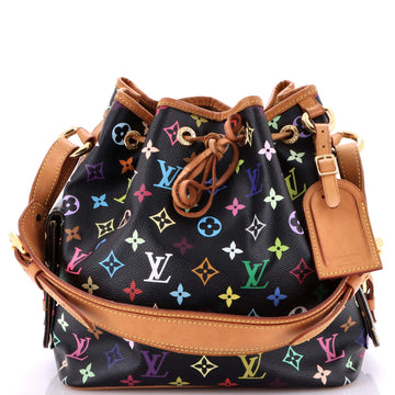 Louis Vuitton Petit Noe Handbag Monogram Multicolor