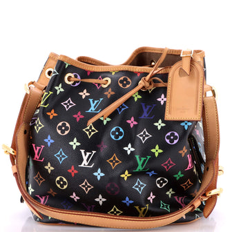 Louis Vuitton Petit Noe Handbag Monogram Multicolor