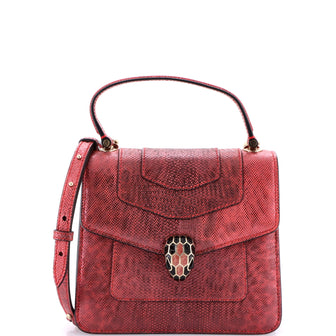 Bvlgari Serpenti Forever Top Handle Bag Karung Small