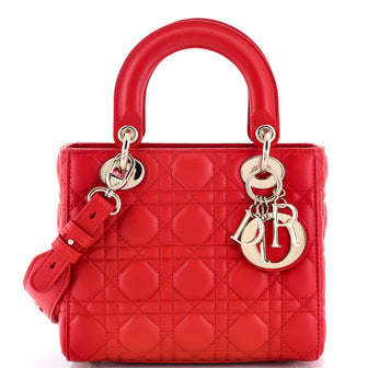 Christian Dior My Lady Dior Bag Cannage Quilt Lambskin