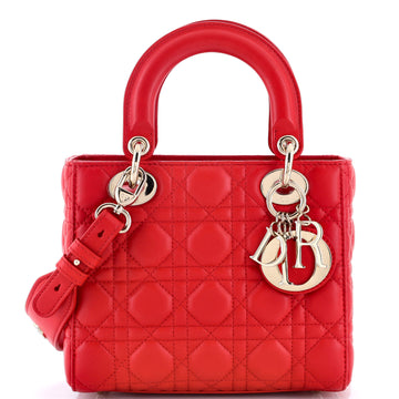 Christian Dior My Lady Dior Bag Cannage Quilt Lambskin