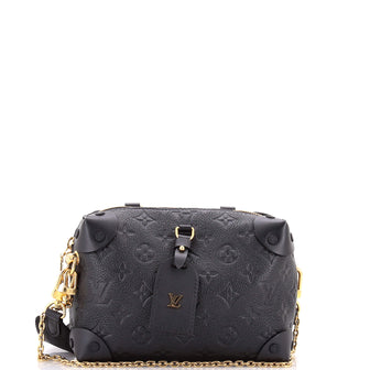 Louis Vuitton Petite Malle Souple Handbag Monogram Empreinte Leather