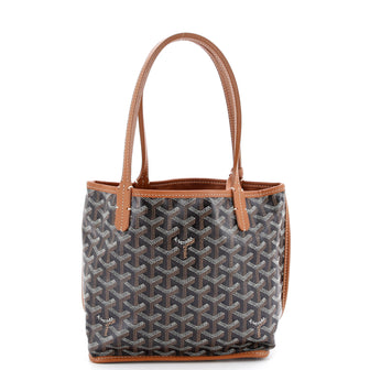 Goyard Anjou Reversible Tote Coated Canvas Mini