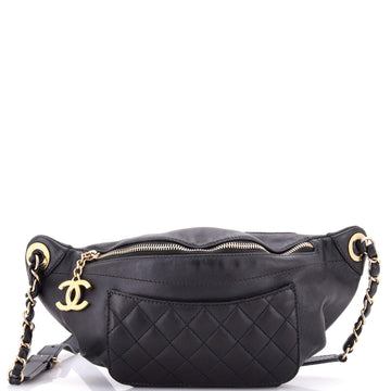 Chanel Bi Classic Waist Bag Quilted Lambskin