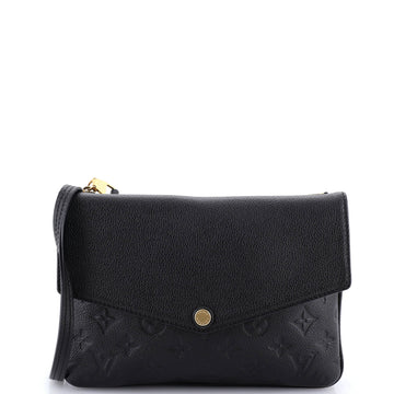 Louis Vuitton Twice Handbag Monogram Empreinte Leather