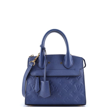Louis Vuitton Pont Neuf Handbag Monogram Empreinte Leather Mini