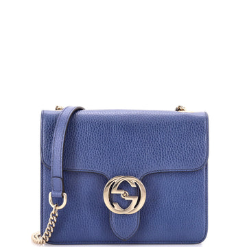 Gucci Interlocking Shoulder Bag Leather Small