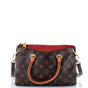 Louis Vuitton Pallas Tote Monogram Canvas with Leather BB