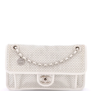 Chanel Up In The Air Flap Bag Perforated Leather Medium