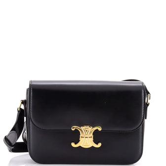 Celine Triomphe Shoulder Bag Smooth Calfskin Medium