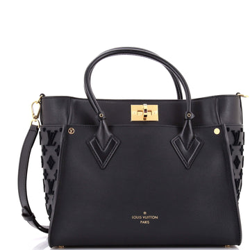 Louis Vuitton On My Side Tote Monogram Tuffetage Leather MM