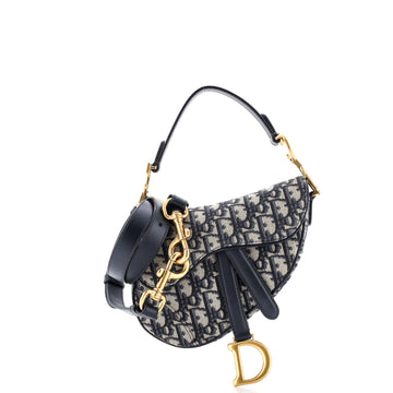 Christian Dior Saddle Handbag Oblique Canvas Mini