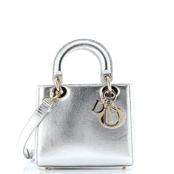 Christian Dior Lady Dior Bag Lizard Small