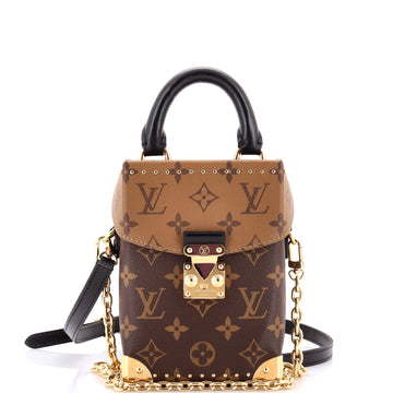 Louis Vuitton Camera Box NM Handbag Studded Reverse Monogram Canvas