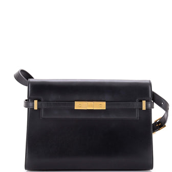 Saint Laurent Manhattan Shoulder Bag Leather Medium