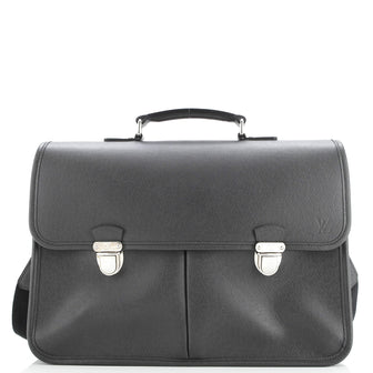 Louis Vuitton Anton Briefcase Taiga Leather
