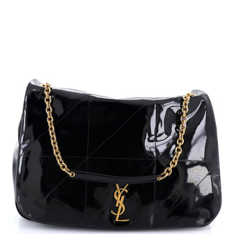 Saint Laurent Jamie 4.3 Shoulder Bag Quilted Patent Large