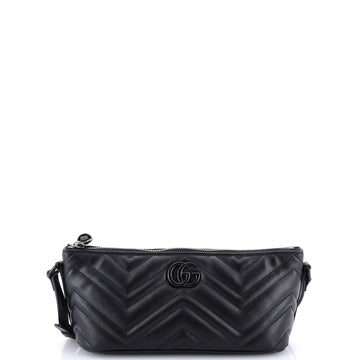 Gucci GG Marmont Pochette Shoulder Bag Matelasse Leather Small