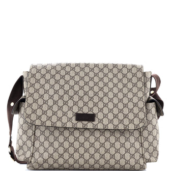 Gucci Diaper Bag GG Coated Canvas