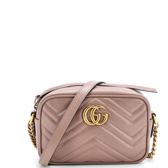 Gucci GG Marmont Shoulder Bag Matelasse Leather Mini