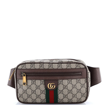 Gucci Ophidia Belt Bag GG Coated Canvas Medium