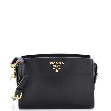 Prada Esplanade Crossbody Bag Saffiano with City Calf Small