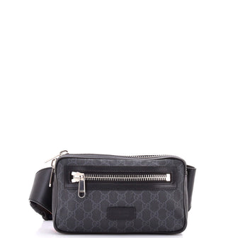 Gucci Soft Zip Belt Bag GG Coated Canvas Small