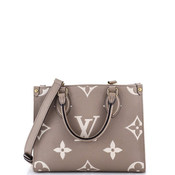 Louis Vuitton OnTheGo Tote Bicolor Monogram Empreinte Giant PM